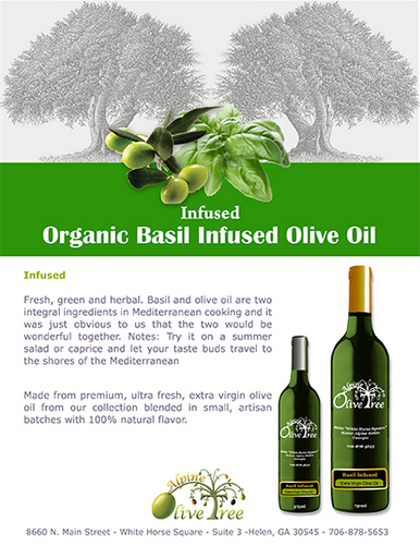 Basil Olive Oil Fusti Tag
