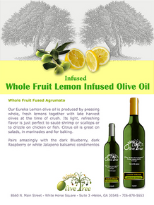 Lemon Infused Olive Oil Fusti Tag