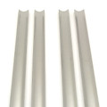 Ramp Sleeves, Straight Edge, 32.5", Stainless Steel, SET OF FOUR