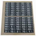 Number Stickers, Laminated, 2-1/2" x 1/2"