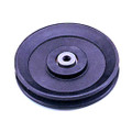 Pulley, 4-1/2" x 1" x 3/8", Steel Bore