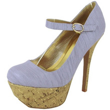 Qupid Psyche-32 Mary Jane Platform Pump