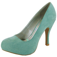 Qupid Trench-01xx Almond Toe Platform Pump