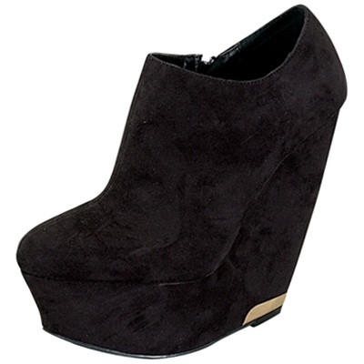 qupid wedge booties