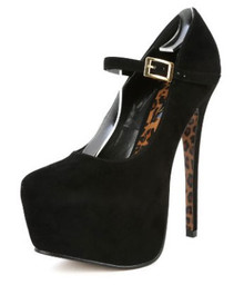 Alba Footwear Yang-13 Leopard Mary Jane Pumps