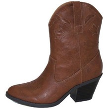 Qupid Muse-41 Round Toe Cowboy Bootie