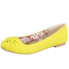 Qupid Palmer-60 Knotted Round Toe Ballet Flat