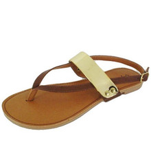 Qupid Athena-615A Gladiator Flat Sandal