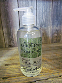 Appalachian Naturals Liquid Hand Soap White Grapefruit Rosemary