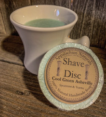 Vintage Shaving Mug (Filled w/Cool Green Asheville Shave Soap)