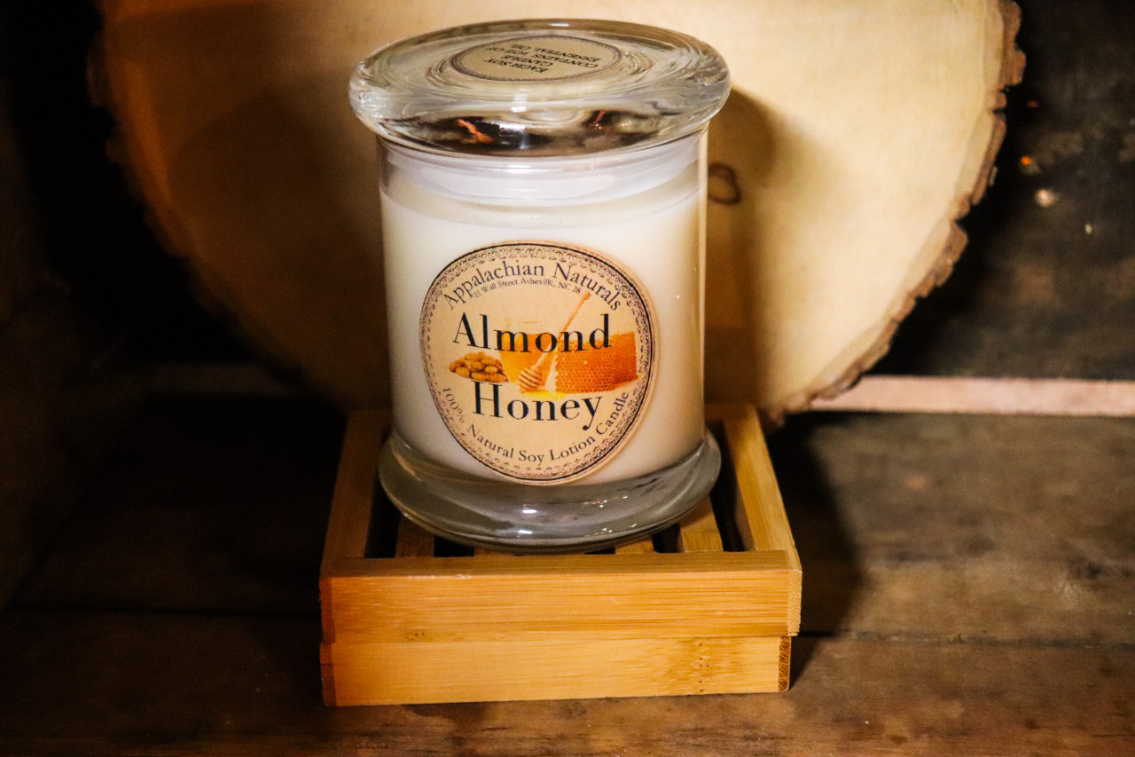 Almond Honey Natural Soy Lotion Candle Appalachian Naturals