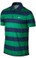 Nike victory bold stripe polo Lucid Green Navy
