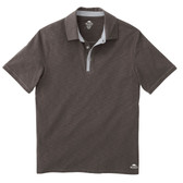 MENS STILLWATER ROOTS73 SS POLO BLACK SMOKE/SILVER