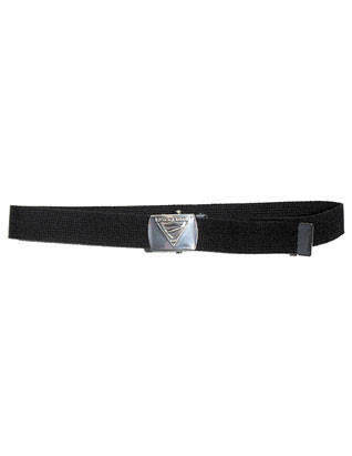 Pathfinder Uniform Black Web Belt and Silver Buckle 

1 size fits all  belt-  no need to measure  fits up to 56"

Just cut it with a scissors

Black web belt with silver tip

Silver embossed pathfinder triangle