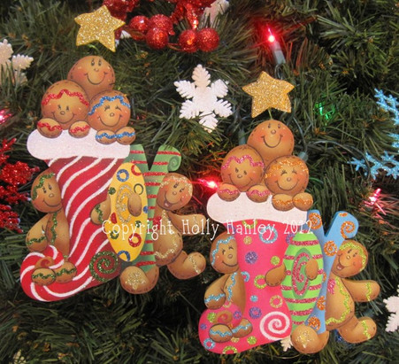 Ginger Joy Ornament by Holly Hanley