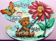 Dream, Believe, Create Palette bear