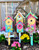 Birdhouse Garden Stakes by Holly Hanley Copyright 2021