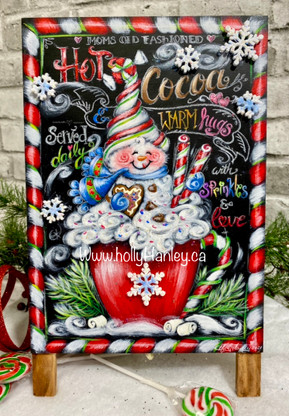 Hot Cocoa Menu Board by Holly Hanley 