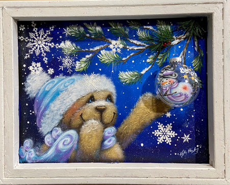 Believe Canvas painted by Holly Hanley