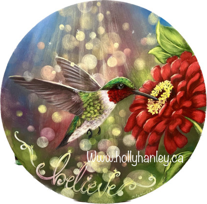 Believe Hummingbird by Holly Hanley 