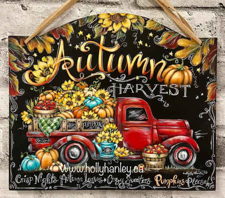 Autumn Harvest Truck by Holly Hanley