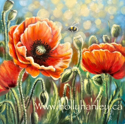 Poppy Garden by Holly Hanley Copyright 2024