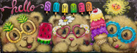 Hello Summer Bears by Holly Hanley