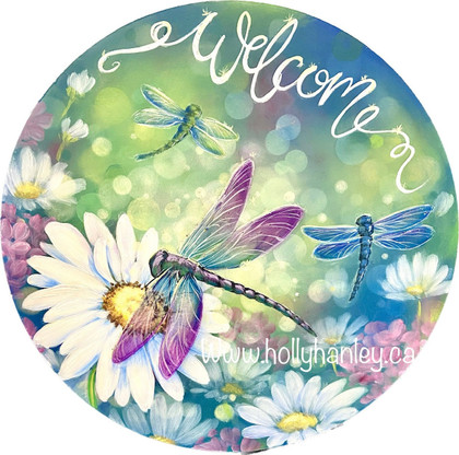 Welcome Dragonflies by Holly Hanley 