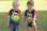 Our "Peace.Love.Twins" tie-dye twin toddler t-shirt set is bursting with color! 