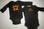 Our My Twins Are Cuter infant "Spooky Pumpkin" twinset is a long sleeve, super soft bodysuit. Our Jack-o-lantern is designed with our signature number 2 and the My Twins Are Cuter logo is on the back at the neck line.