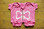Our "Side By Side" design infant twin set features half of our logo on one bodysuit  and half of our logo on the other infant bodysuit . 