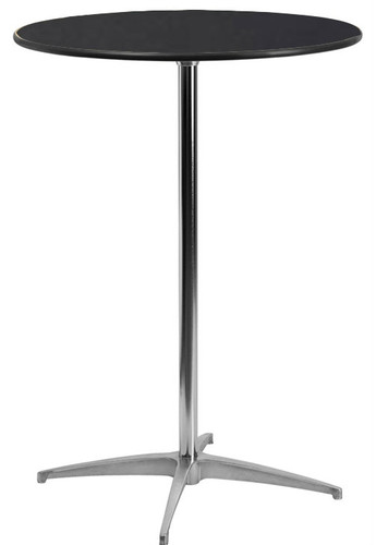 Maywood Round High Pressure Laminate Adjustable High Top Cocktail Table - 3 Sizes - 10+ Colors