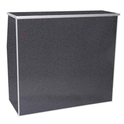 Premier Series Portable Folding Bar - 48" Wide - Black Marble Laminate - Free Shipping