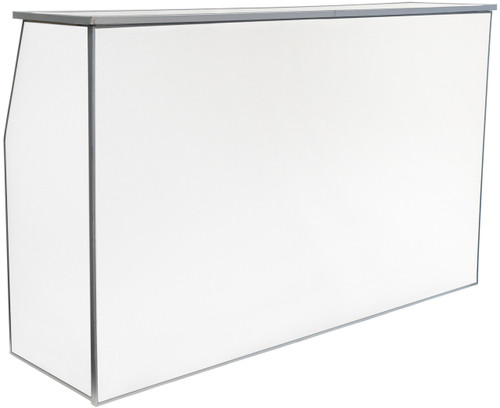 Premier Series Portable Folding Bar with Storage Bag - 72" Wide - White Laminate - Free Shipping