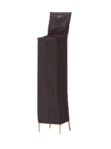 8-Capacity Waterproof Chiavari Chair Cover - Black
