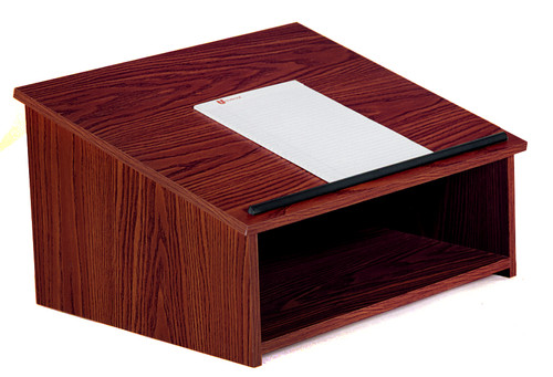 Tabletop Presentation Lectern (OKS-22) Mahogany - 3 Colors
