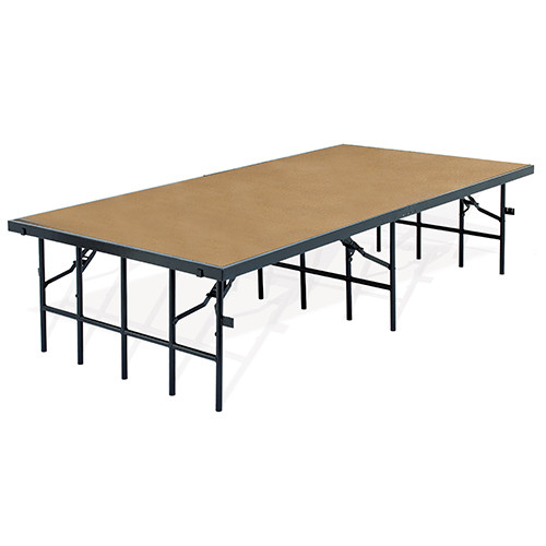 Hardboard Multi-Height Portable Performance Stage By National Public Seating - 8 Sizes - 10Warranty