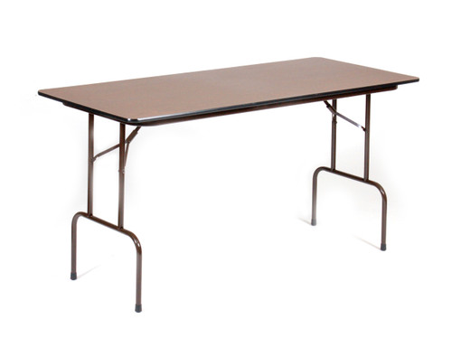 Correll 30"W x 72"L (6 ft) Counter Height 3/4" High-Pressure Laminate Folding Table - USA