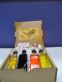 Hot and Spicy Collection (4 bottle mini set) ; 4, 60ml bottles.

Habanero Infused Olive Oil,
Chipotle Infused Olive Oil,
Jalapeno White Balsamic Vinegar,
(Red) Chili Pepper Balsamic Vinegar 