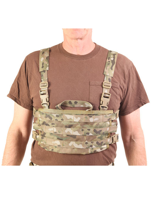 Quality Tactical High Speed Gear AO - Juego Modular Pequeño Para El Pecho GEN 2 Navigator Tech Mount Carry Pouch