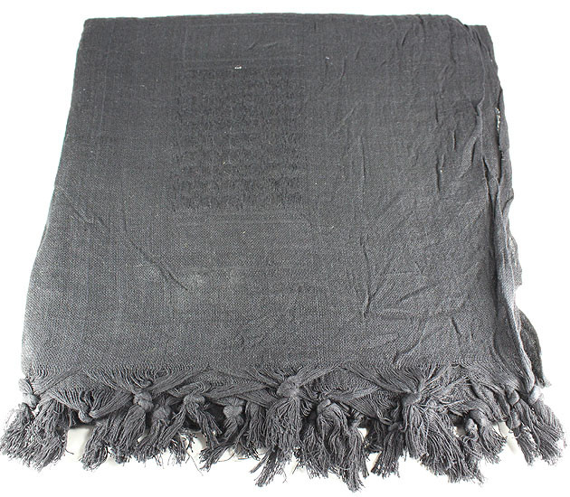 Lightweight Shemagh Tactical Scarf Solid Black Rockstar