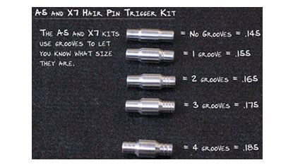 Techt A5 And X7 Hairpin Trigger Pins Rockstar Tactical Systems