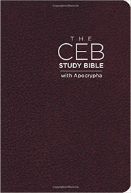 The CEB Study Bible with Apocrypha Bonded Leather Cordovan
