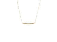 Mint Crystal Bliss Necklace - Gold
