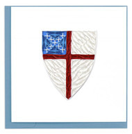 Episcopal Shield Quiling Card