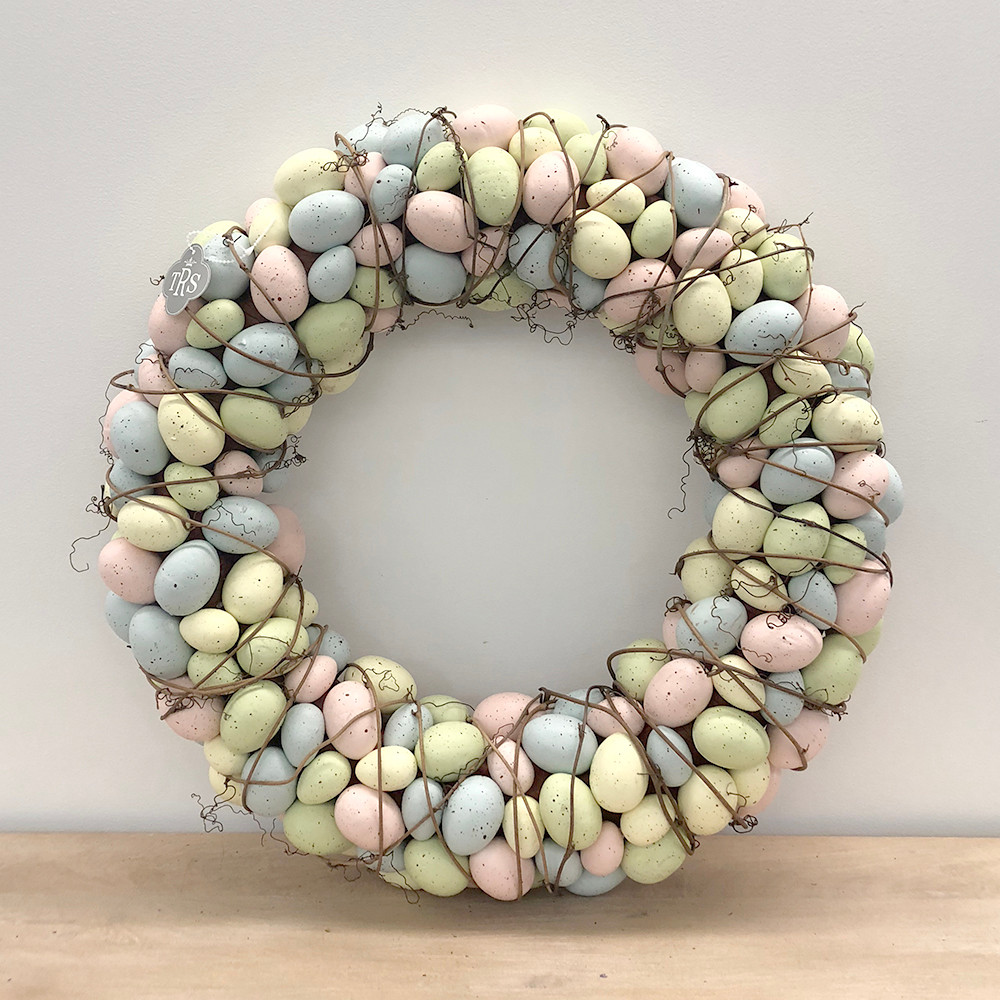 easter egg wreath