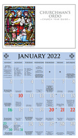 Churchman's Ordo Kalendar (Calendar) 2022
