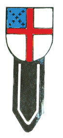 Silver Episcopal Shield Bookmark