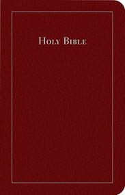 CEB Common English Thinline Bible with Apocrypha  - Burgundy