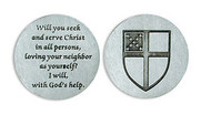 Episcopal Shield Pocket Token